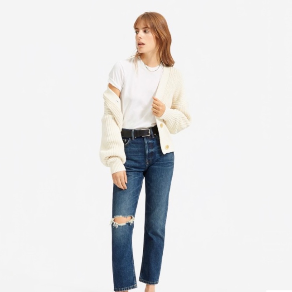 Everlane 90s Cheeky Straight Crop Jean